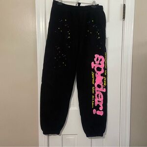 Sp5der Worldwide P*nk V2 Sweatpant in Black - M
